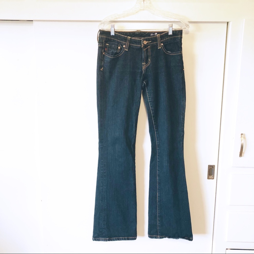 NWOT Seven7 Premium denim flare jeans size 28